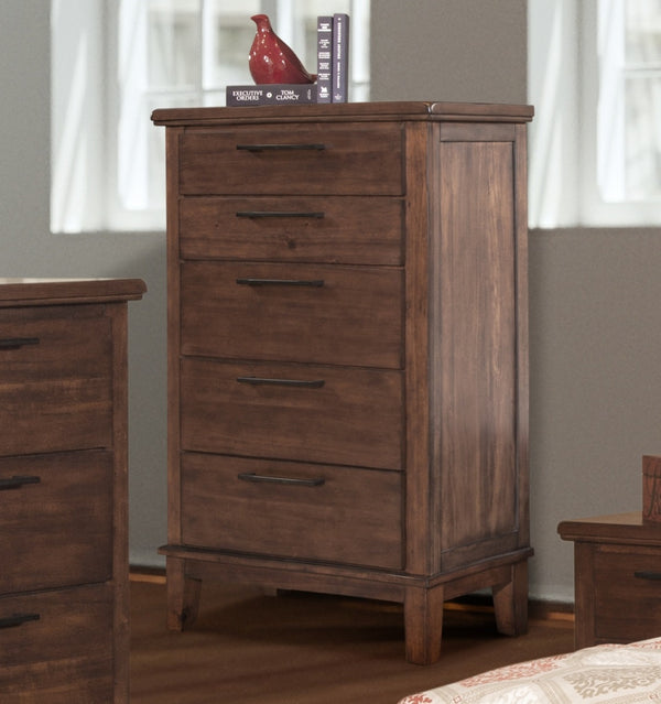 New Classic Furniture Cagney Lift Top Chest in Chestnut B594-070 image