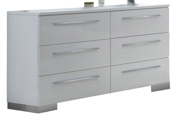 New Classic Sapphire 6 Drawer Dresser in White B2643-050 image