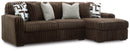 Midnight-Madness Sectional Sofa with Chaise