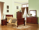 Louis Philippe III Cherry Twin Bed