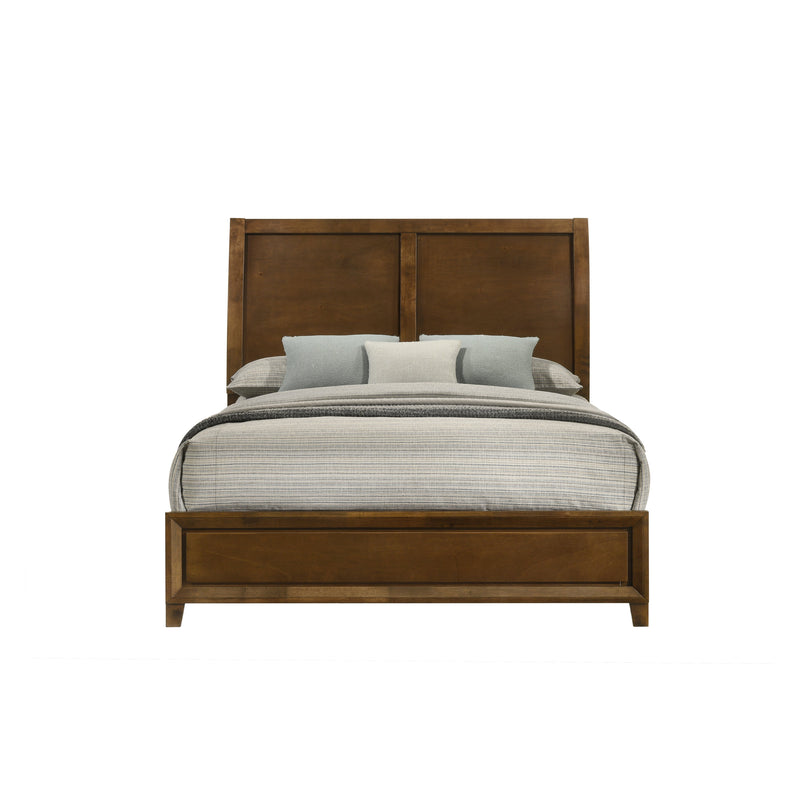 Ballard 5/0 Q Headboard, Footboard & Slat Kit-Walnut