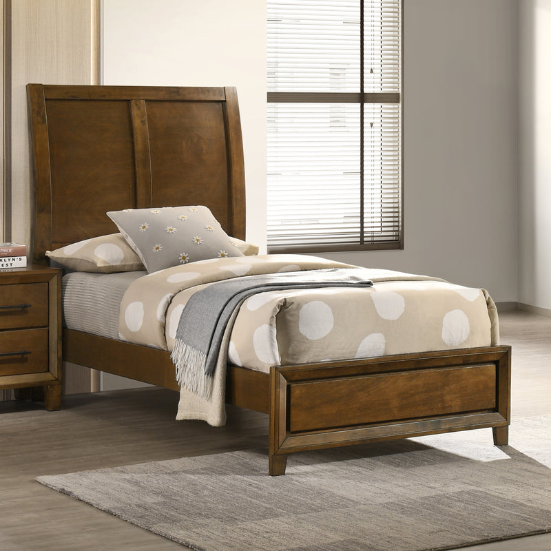 Ballard 3/3 T Headboard, Footboard & Slat Kit-Walnut