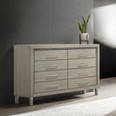Lennox 8 Drawer Dresser-Gray