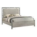 Lennox 6/6-6/0 Ek/Wk Headboard, Footboard & Slat Kit-Gray