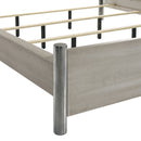 Lennox 6/6-6/0 Ek/Wk Headboard, Footboard & Slat Kit-Gray