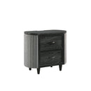 Skyline 2 Drawer Nightstand-Onyx