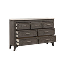 Lisbon Marble Top Dresser-Gray