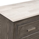 Lisbon Marble Top Dresser-Gray