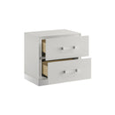 Europa Nightstand- White