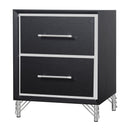 Ava 2 Drawer Nightstand-Ebony
