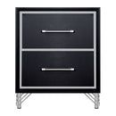Ava 2 Drawer Nightstand-Ebony