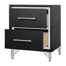 Ava 2 Drawer Nightstand-Ebony