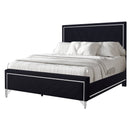 Ava 5/0 Q Headboard, Footboard & Slat Kit-Ebony