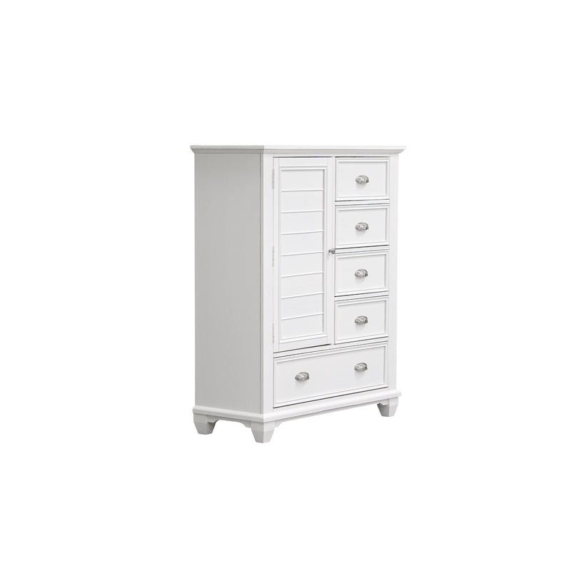Jamestown Door Chest- White