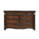 Bella Notte Dresser- Mahogany Brown