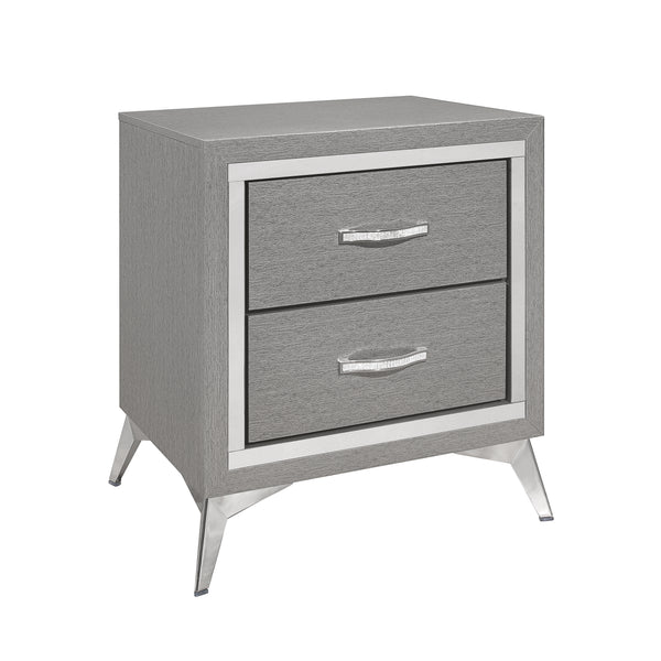 Huxley Nightstand-Gray
