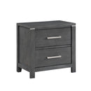 Odessa Nightstand-Charcoal