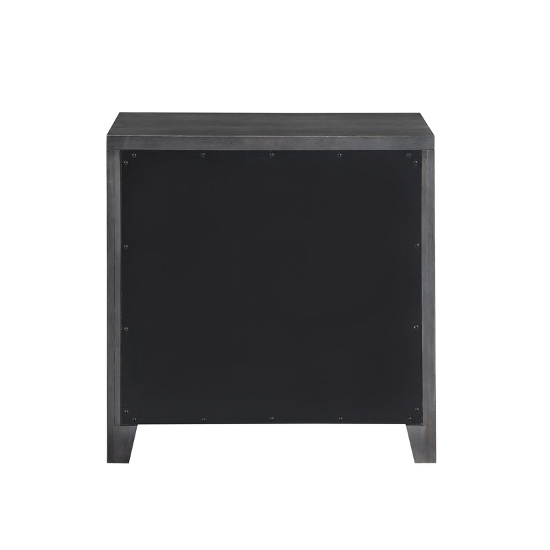 Odessa Nightstand-Charcoal