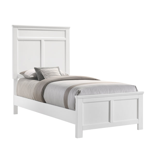 Andover 3/3 T Headboard, Footboard & Slats-White