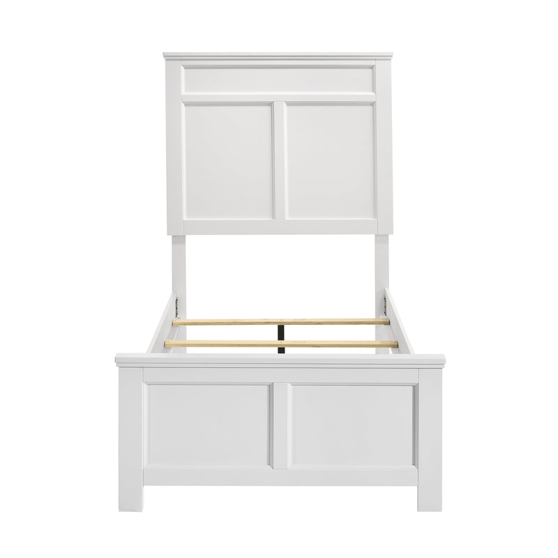 Andover 3/3 T Headboard, Footboard & Slats-White