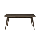 Rex 72" Fixed Top Rectangle Dining Table-Walnut