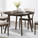 Rex 48" Round Dining Table-Walnut