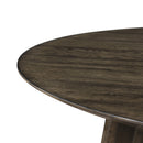 Rex 48" Round Dining Table-Walnut