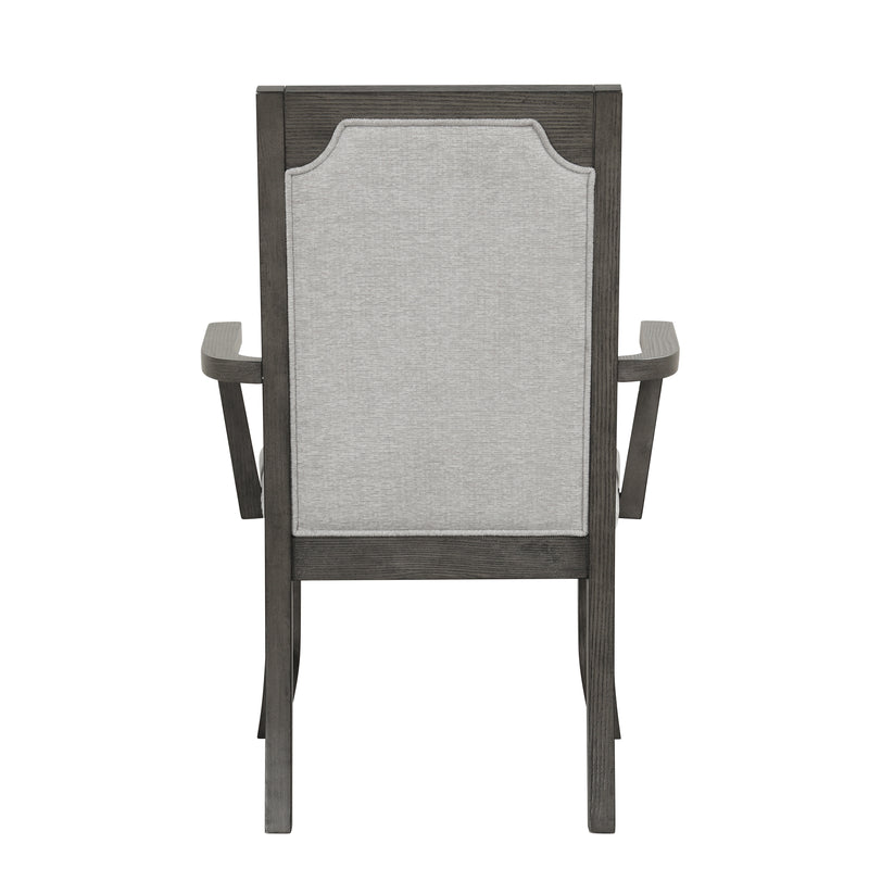 Lisbon Dining Arm Chair (2 Per Carton)-Gray