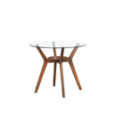 Oscar Counter Table Base For Glass Top Ctr Table-Walnut