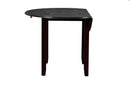 Gia 3 Pc 42" Drop Leaf Dining Table & 2 Chairs-Ebony