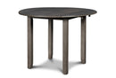Gia 3 Pc 42" Drop Leaf Dining Table & 2 Chairs-Gray