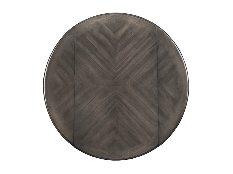 Gia 3 Pc 42" Drop Leaf Dining Table & 2 Chairs-Gray