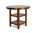 Gia 5 Pc 42" Round Counter Dining Table & 4 Chairs-Brown