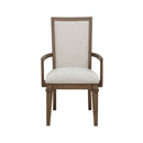 Mariana Upholstered Arm Chair (2 Per Carton)-Vintage Mocha