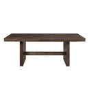 Kody Rectangle Dining Table Base-Dk Walnut