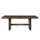 Kody 79" Rectangle Dining Table Top-Dk Walnut