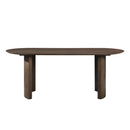 Kody Oval Dining Table Base-Dk Walnut