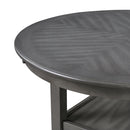 Amy 5 Pc 42" Round Counter Dining Set-Gray