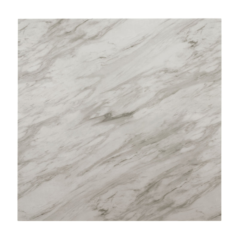 Celeste 5Pc 42" Marble Finish Counter Table & 4 Chairs-Black