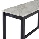 Celeste Theater Bar Table W/ 3 Stools-Black