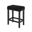 Celeste Theater Bar Table W/ 3 Stools-Black