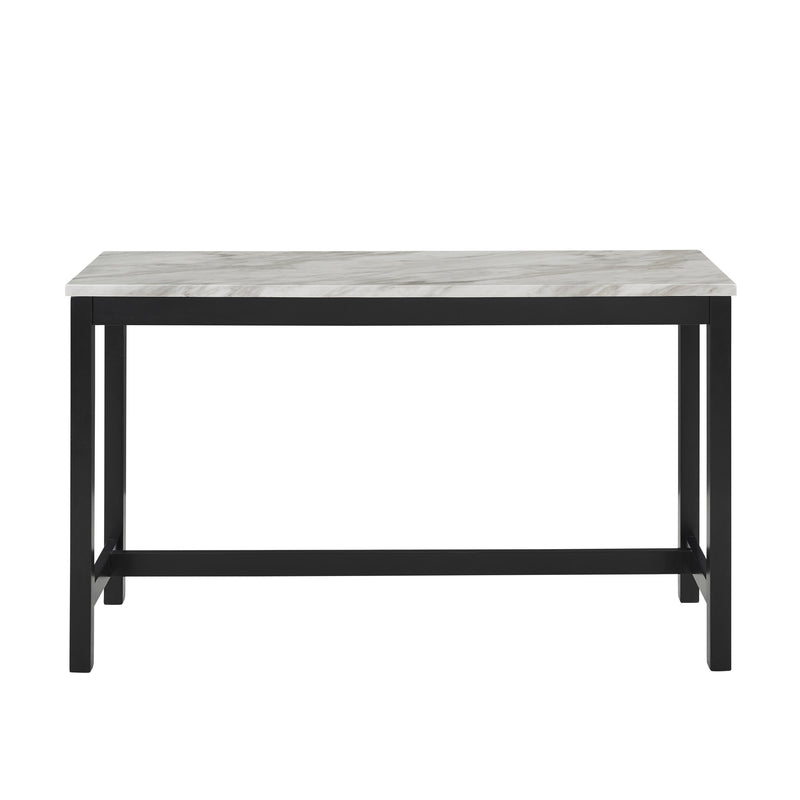 Celeste Theater Bar Table W/ 3 Stools-Gray