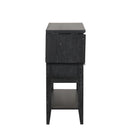 Sable Crest Drop Leaf Server-Black