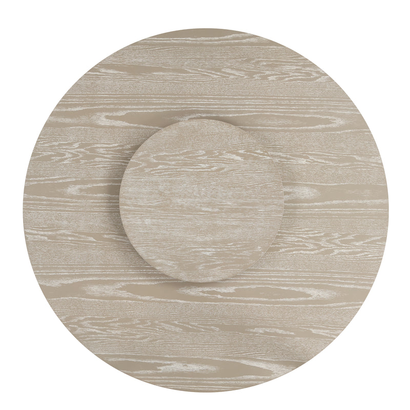 Gwendolyn Round Dining Table Base-Cerused Taupe