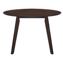 Tioga 47" Round Table-Brown Cherry