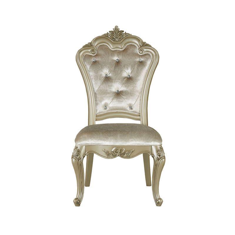 Monique Side Chair (2/Ctn)-Champagne