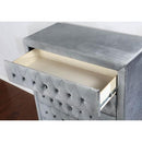 Alzir Bed Grey & Blue