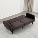 Aristide Futon Sofa Grey & Brown
