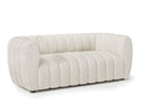 AVERSA Loveseat, Black, Gray, & White