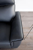 Bienne Recliner Chair White & Black